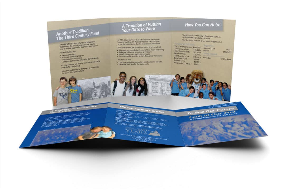 cgps-thirdcentury-1 Columbia Grammar school catalog design — 2012 edition