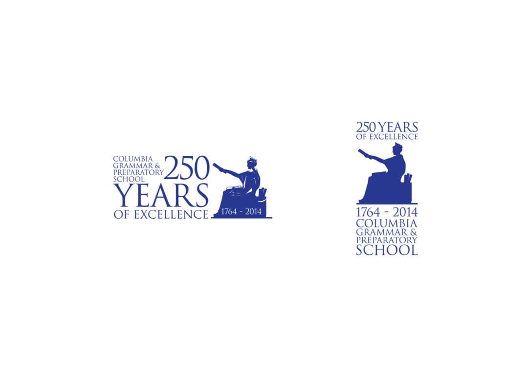 cgps-250-logo Columbia Grammar 250th Anniversary logo design — commemorative brand identity