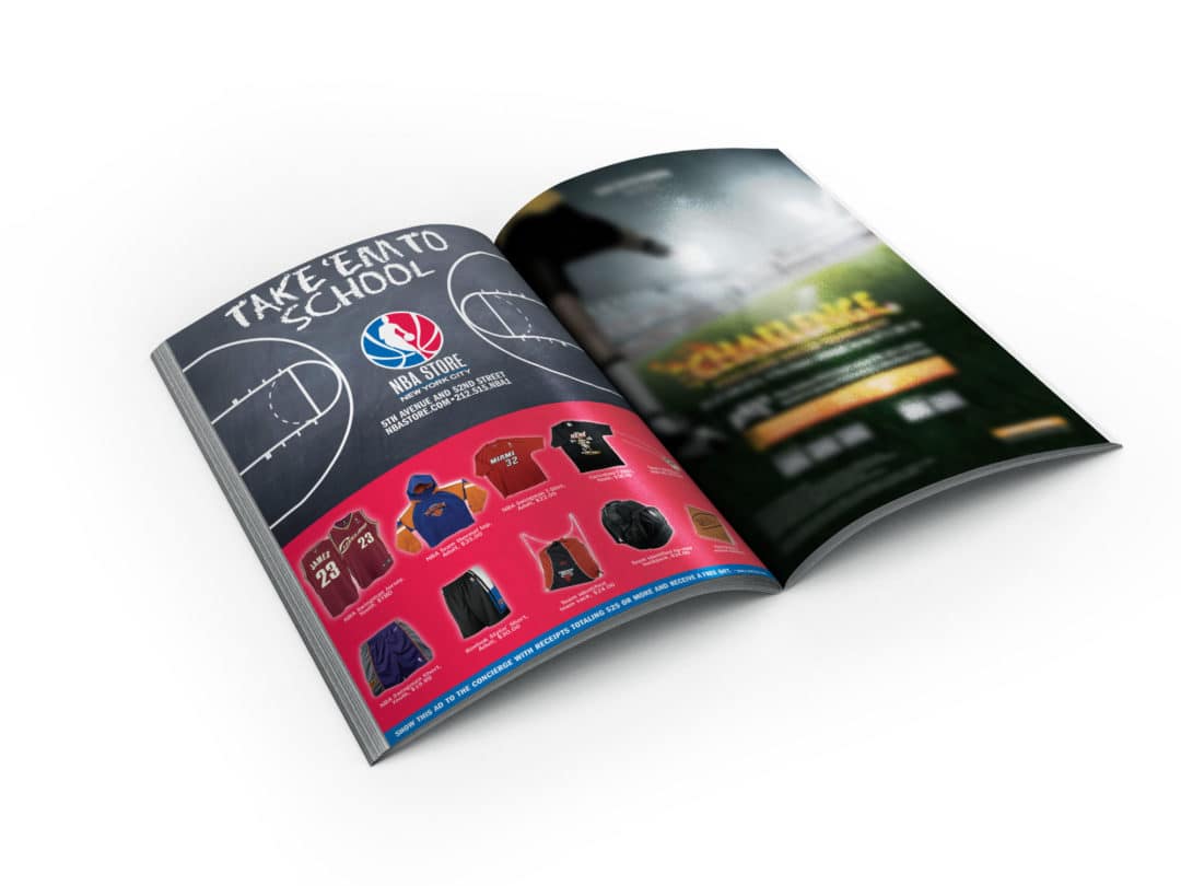 NBA Store Back to School advertising campaign — retail ad design by Sam Wilson NYC