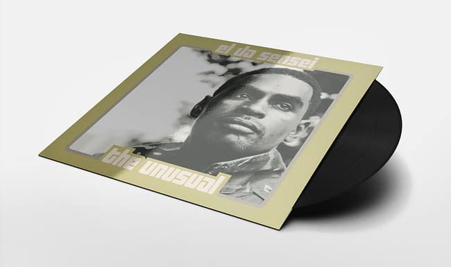 All Work 22 El Da Sensei 'El the Unusual' studio album LP cover artwork — Artifacts hip-hop duo