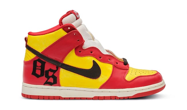 All Work 13 Orchard Street custom Nike Dunk High — rare collector's sneaker, Sotheby's auction
