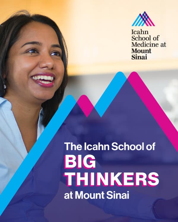 icahn-big-thinkers-social-post Icahn School of Medicine at Mount Sinai 'Big Thinkers' social post